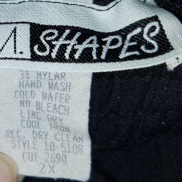 CM Shapes Multicolor 2X 2-Piece Set Skirt Blouse - Picture 6 of 7